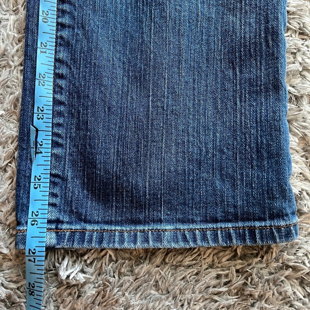 Vintage 80s LL BEAN Jeans Womens 12 Petite Mid Rise Blue Med Wash Cotton - Picture 8 of 9